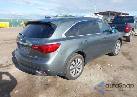 2015 Acura Mdx Technology Package from USA, damaged, VIN 5FRYD4H40FB029884